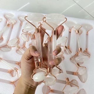 Thanh Lăn Đá Massage Đá Tnhiên màu trắng