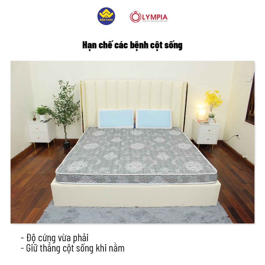 Đệm cao su tổng hợp Olympia Crystal 2 mảnh - Bảo hành chính hãng 5 năm