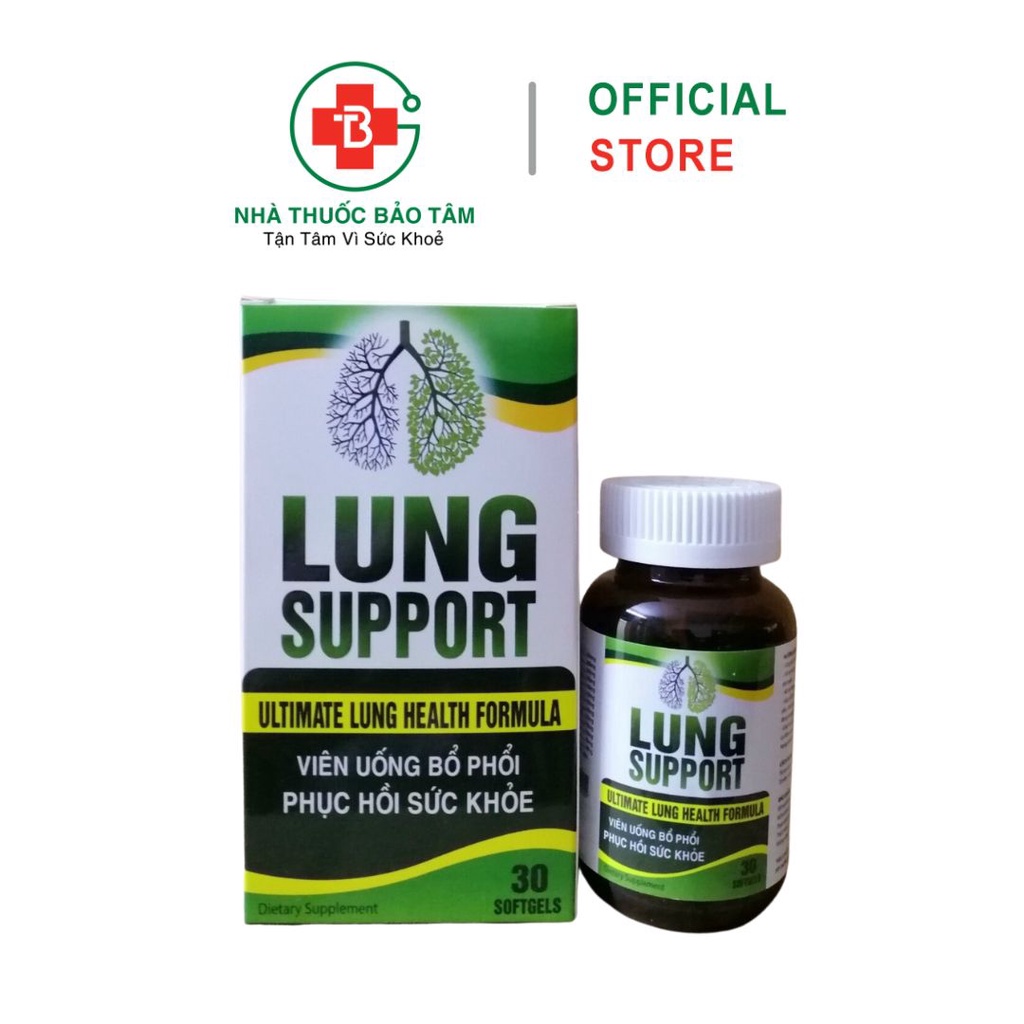 Bổ Phổi Lung Support tăng cường miễn dịch tăng cường đề kháng, phòng tránh bệnh đường hô hấp