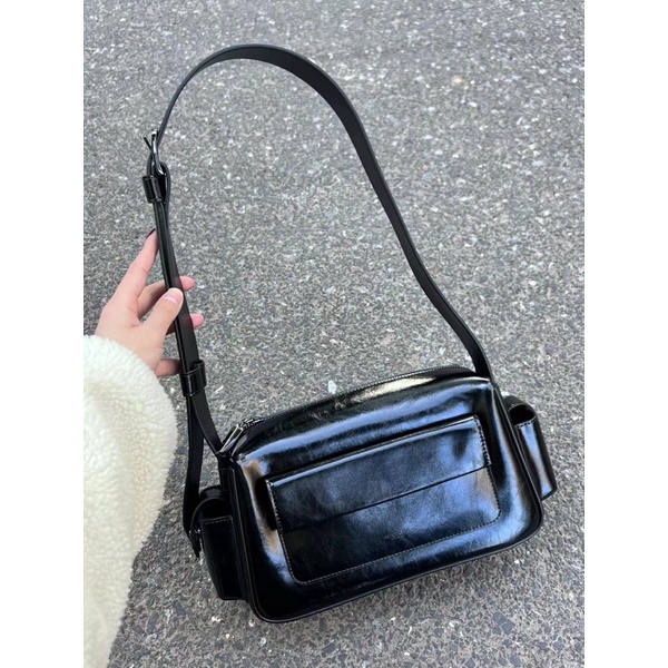 Túi xách da đeo chéo nữ