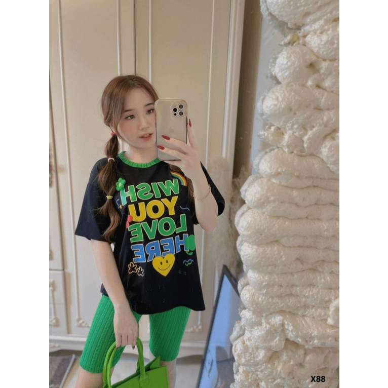 (Free Ship) ĐỒ SIÊU XINH GIÁ TỐT - SET ÁO COTTON QUẦN THUN DỆT TRẺ TRUNG CÁ TÍNH CHẤT VẢI MỀM MẠI MÁT MẺ - CN