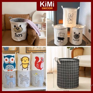 Sọt vải / giỏ vải đa năng đựng đồ, quần áo, đồ chơi chống thấm nước - kimi_decor