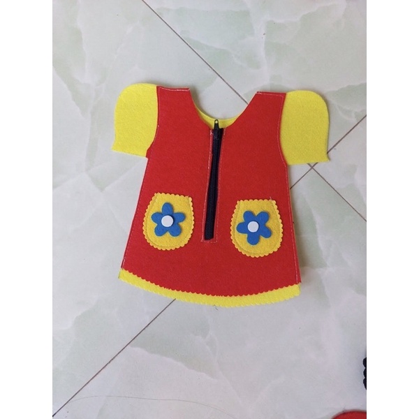 Kỹ năng cài khuy, đan, buột…cho trẻ mầm non kích thước 25cm x 25cm