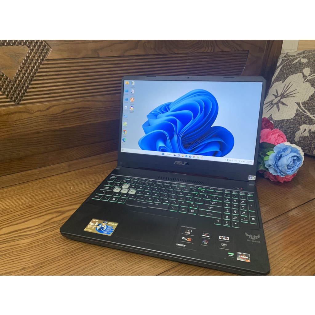 Laptop Gaming Cũ Rẻ Asus TUF FX505 Ryzen 7/Card 1650/Màn 120HZ Cân Mọi Game