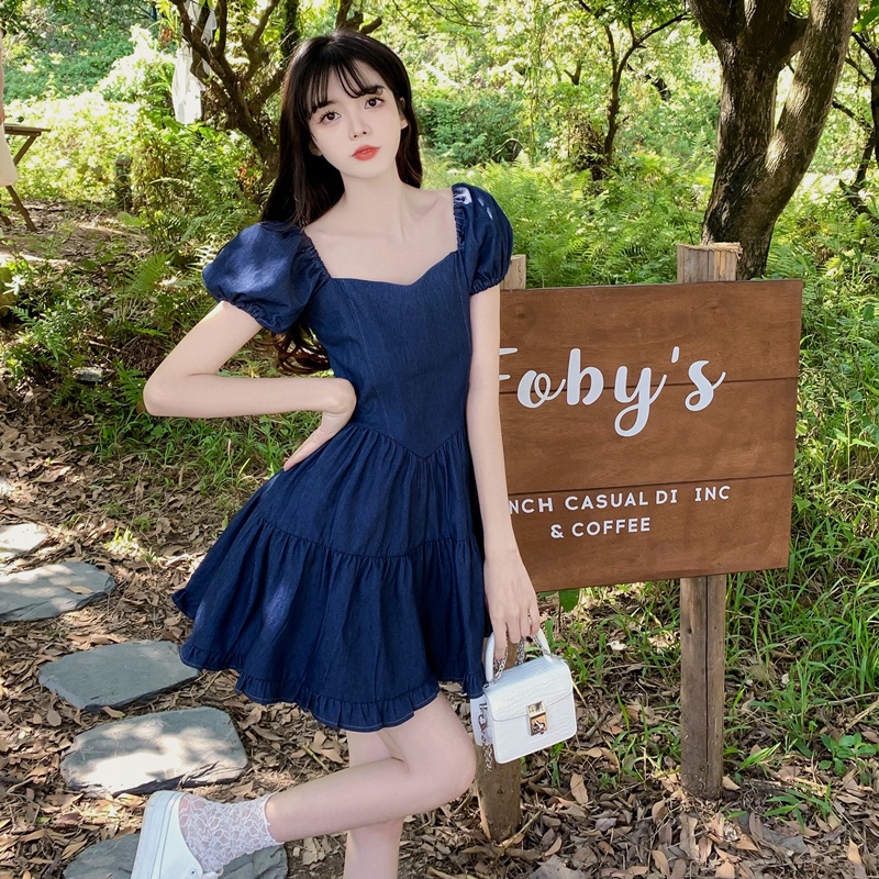 Happy-store ❤️ Mùa xuân hè 2023 phong cách đại học phong cách cổ xưa mặn ngọt quấn ngực khoe eo thon khí chất