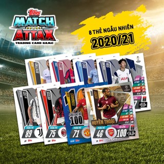 Gói 8 Thẻ Cầu Thủ In Match Attax 2020-21 Ngẫu Nhiên