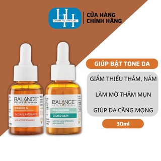 Serum Balance Brightening Vitamin C Niacinamide tinh chất sáng da mờ thâm 30ml