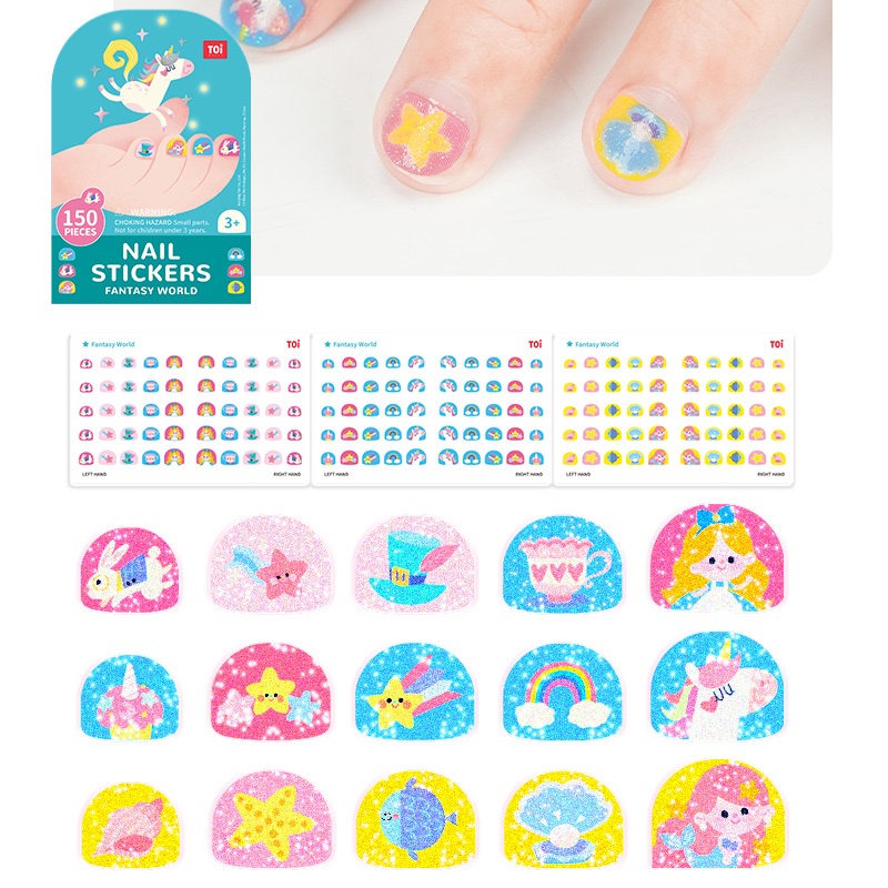 Đồ Chơi Dán Móng Tay 150PCS - TOI Nail Stickers