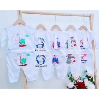 HÀNG LOẠI 1: Set 5 bộ dài DORAEMON cotton 2 chiều
