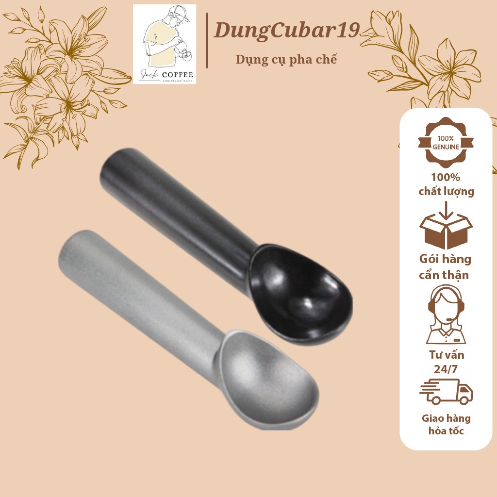Dụng Cụ Cào Kem - Cây Cào Kem Bằng Inox - Dụng Cụ Múc Kem Pha Chế - Cào Kem Inox