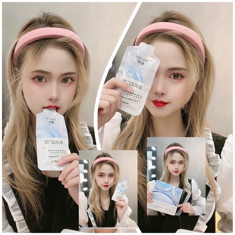 Nước uống Collagen trắng da Sheyan - 1 hộp 8 gói
