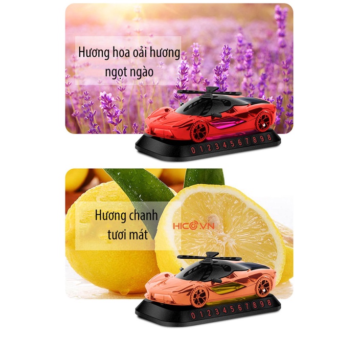 Tinh Dầu Nước Hoa Xe Hơi Năng Lượng Mặt Trời Mô Hình Ô Tô , Máy Khuếch Tán Tinh Dầu GLC102 Giao Hàng Nhanh