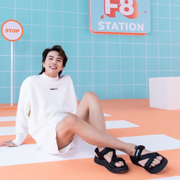 SHONDO | Sandal Shondo nam nữ full đen F8M1111
