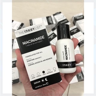 The Inkey List Niacinamide 30ml - Serum giảm mụn kiềm dầu mờ thâm