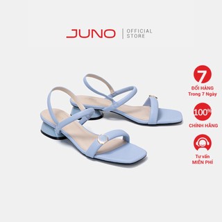 Giày Sandal Nữ 3cm Thời Trang JUNO Quai Phồng Đính Trang Trí SD03063