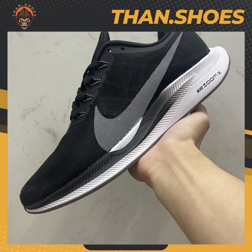 Giày Thể Thao Air Zoom Pegasus 35 Turbo 2.0 Black White, Zoom Đen - Than.Shoes