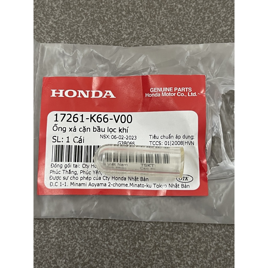 Cao su xả cặn xe tay ga 17261k66v00 17261k12930 17234kcw81 9500280000 950024130008