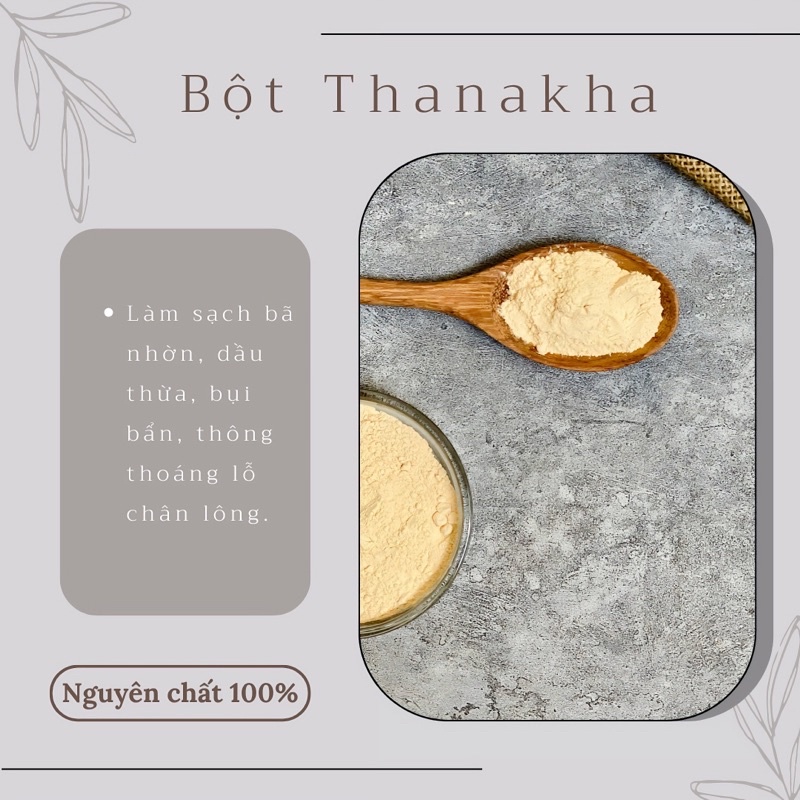 Bột Gỗ Thanakha Nguyên Chất