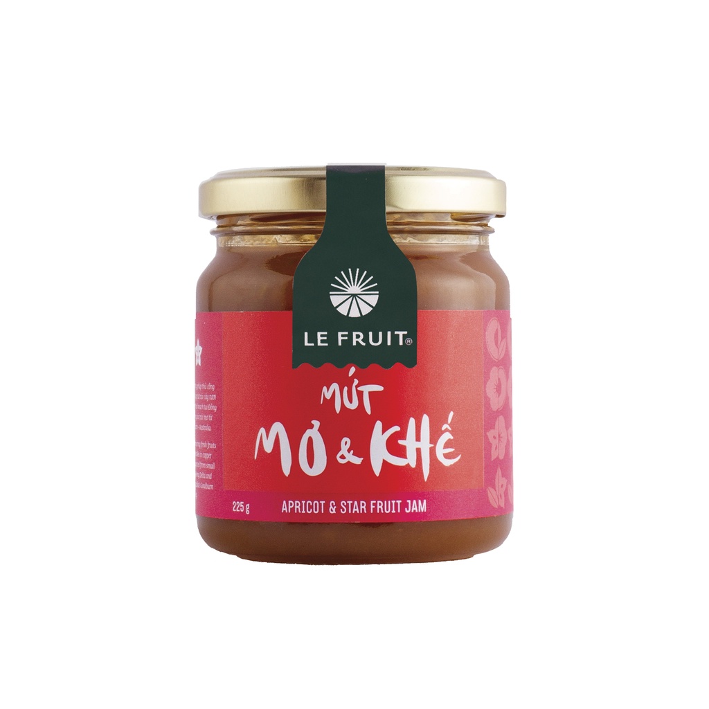 Mứt mơ khế (Apricot-Starfruit jam) -225gr