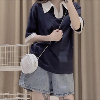 Quần short jean Nữ Cạp chun co dãn chất dày dặn form rộng [QCC01]