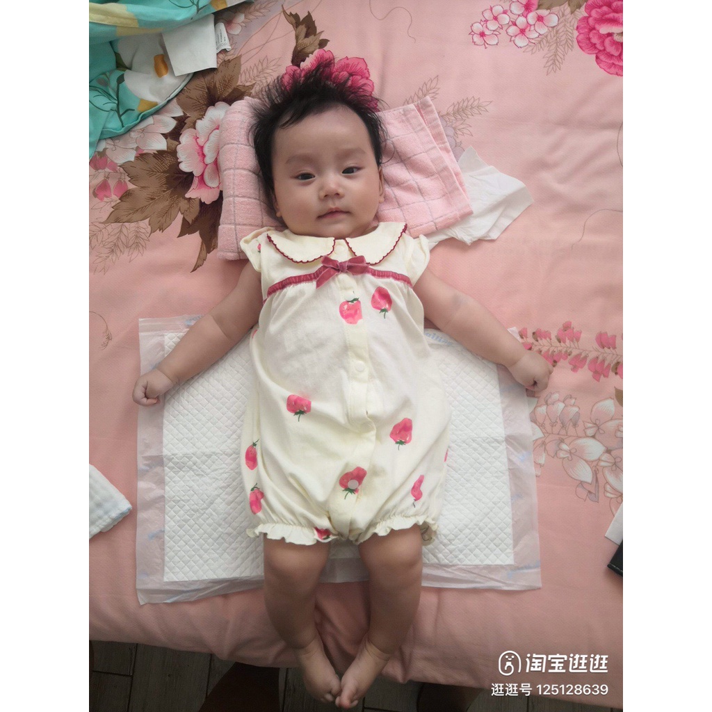 Body bé gái cotton tay cánh tiên - QA164