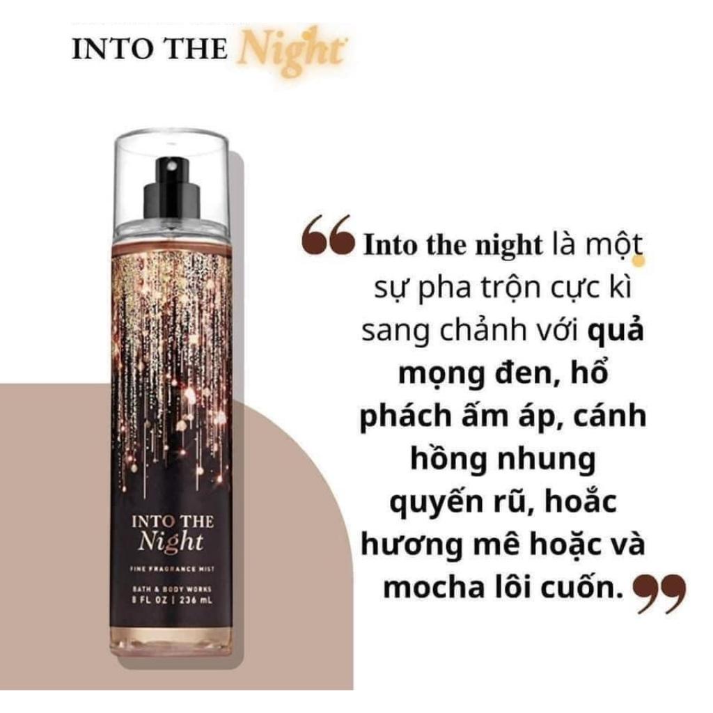 Xịt Thơm Body Mist Lưu Hương Into The Night Victoria's Fleur Nội Địa Trung 236ml