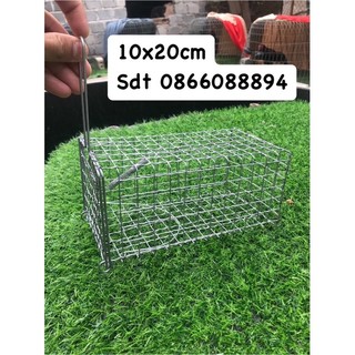 Lồng bẫy chuột,sóc🐁10x20cm dây sóng