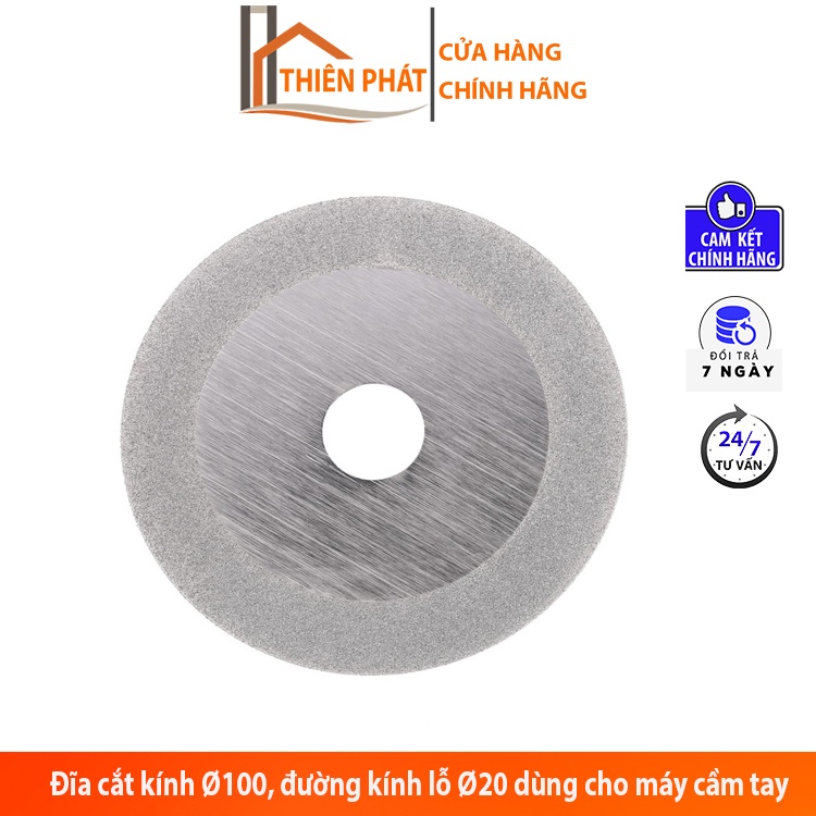 Đĩa cắt kính 100mm, lưỡi cắt kính dùng cho máy cắt cầm tay