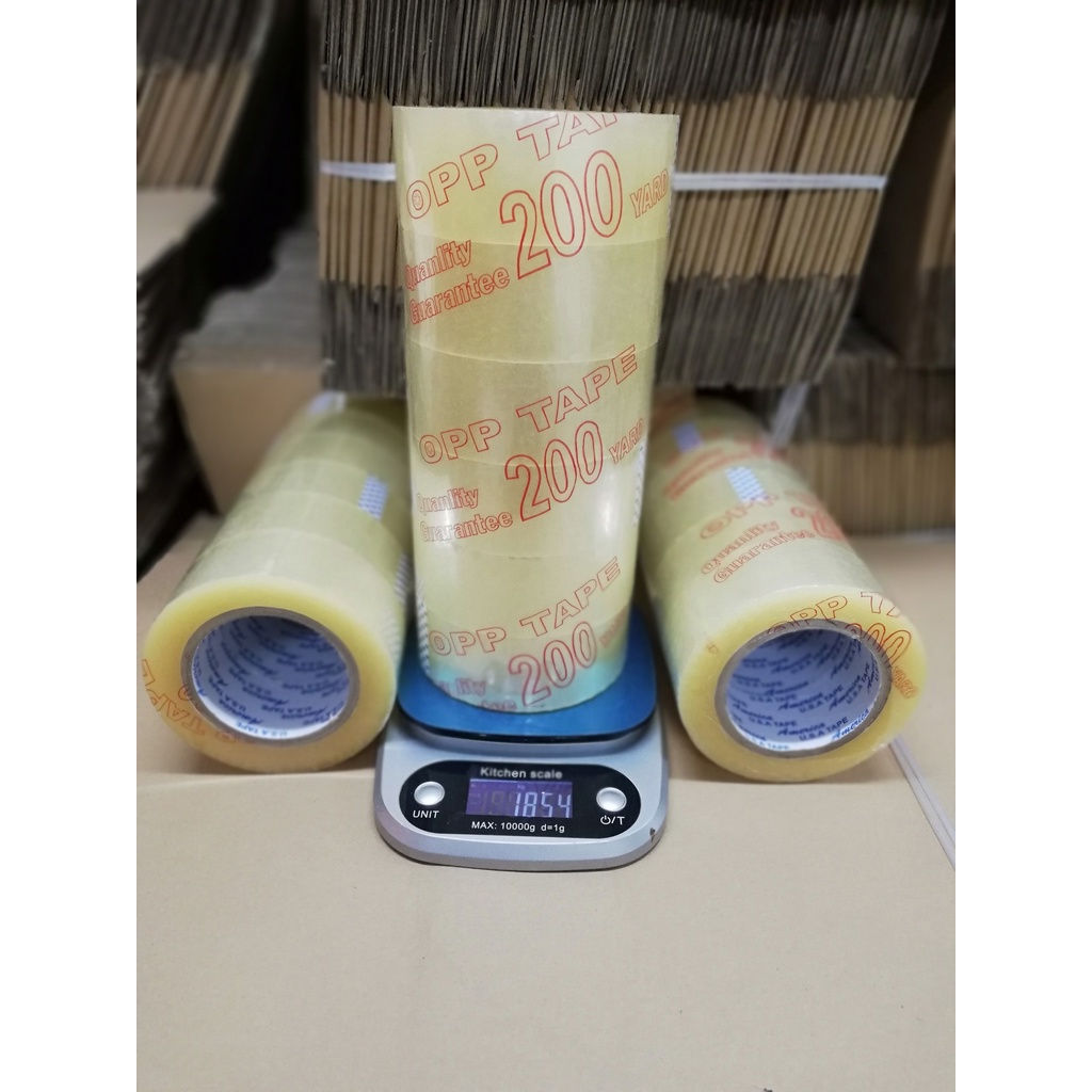 Băng keo trong 1.8kg 200yard băng dính dán thùng đóng gói hàng hóa