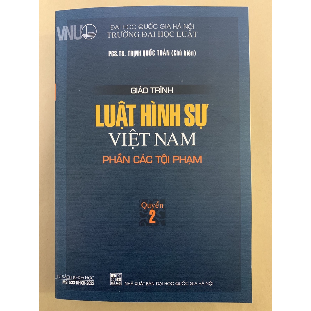 Sách - Giáo Trình Luật Hình Sự Việt Nam - Phần Các Tội Phạm 