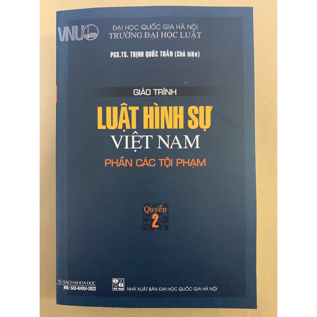 Sách - Giáo Trình Luật Hình Sự Việt Nam - Phần Các Tội Phạm (Quyển 2)