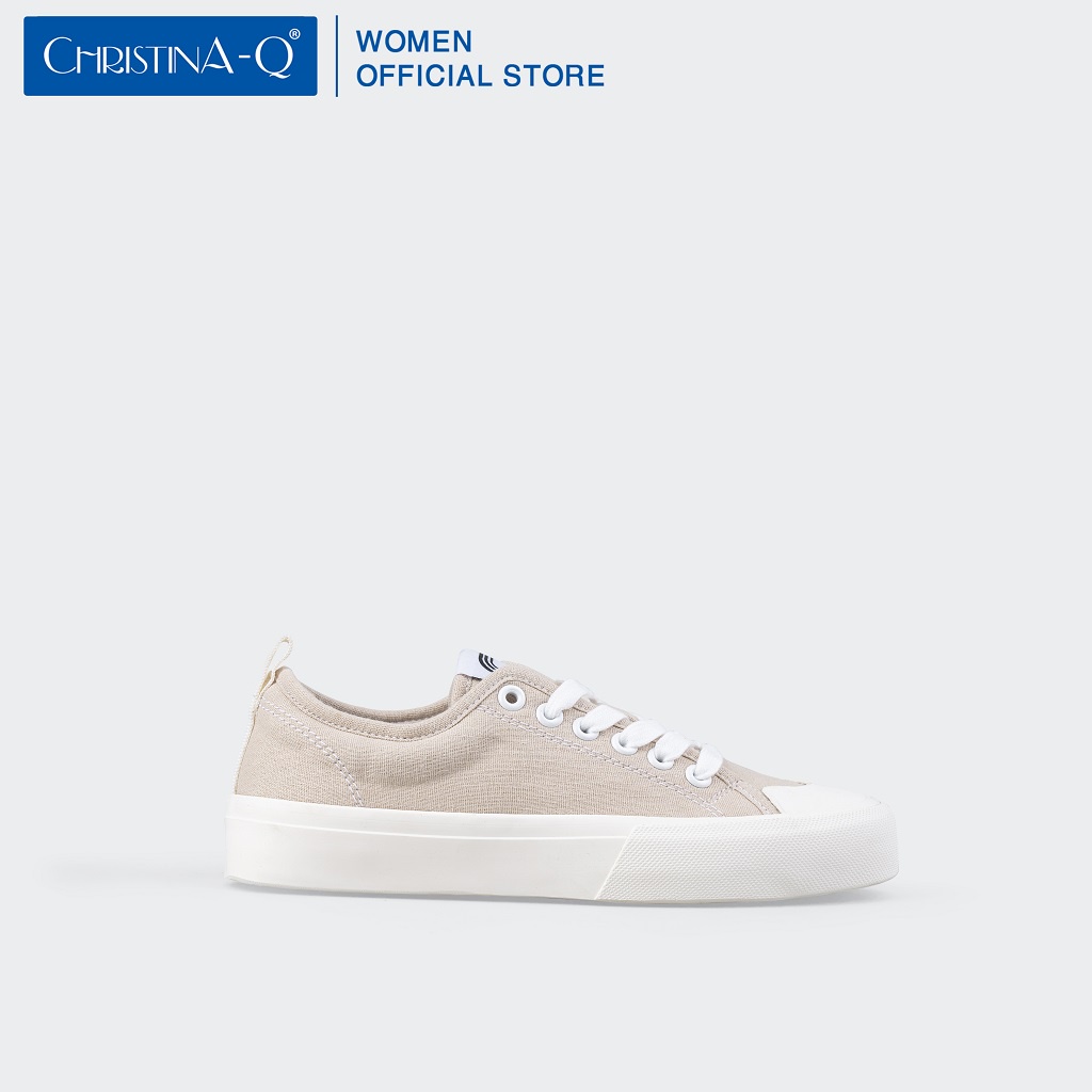 Giày Sneaker Nữ Đế Bằng ChristinA-Q TTU125