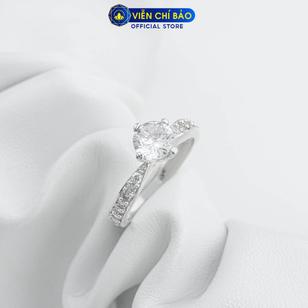 Nhẫn bạc nữ Thủy Chung chất liệu bạc 925 thời trang phụ kiện trang sức Viễn Chí Bảo N700404