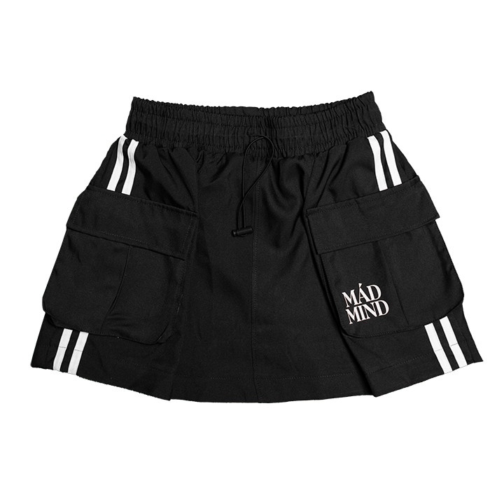 Váy 2 Sọc Túi Hộp 2 Stripe Pocket Màu Đen / Xám / Da