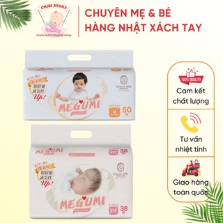 Bỉm dán/quần megumi ⚡ cao cấp ⚡ bỉm các size nb38/s48/m42/l44/xl38/xxl26, thiết kế mỏng nhẹ, khô thoáng cho bé