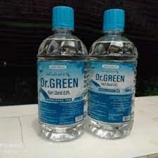 Nước muối sinh lý 0.9% dr.green chai 550ml