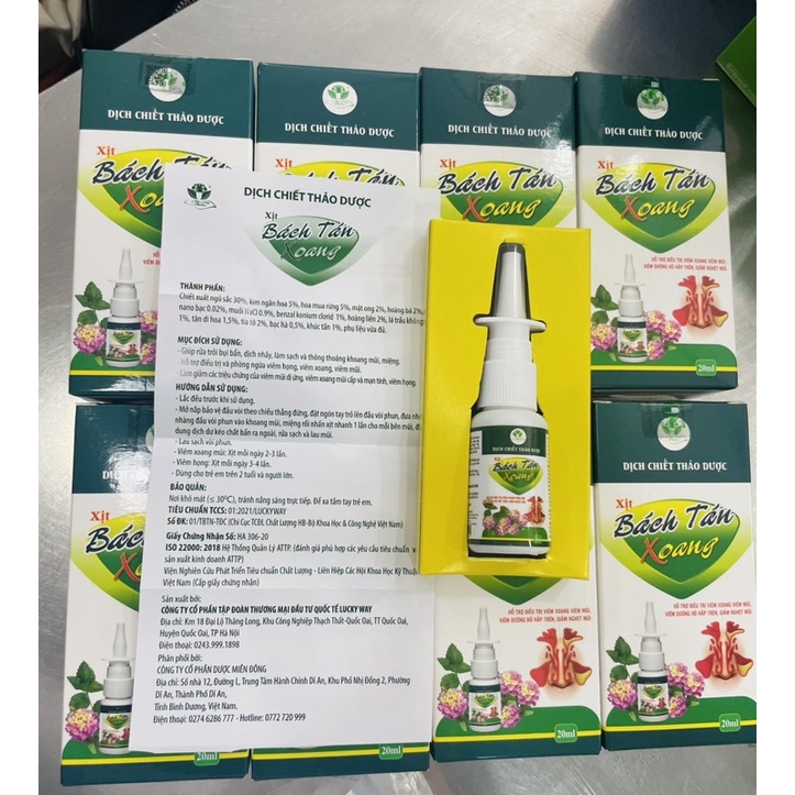 Bách Tán Xoang  chai 20ml