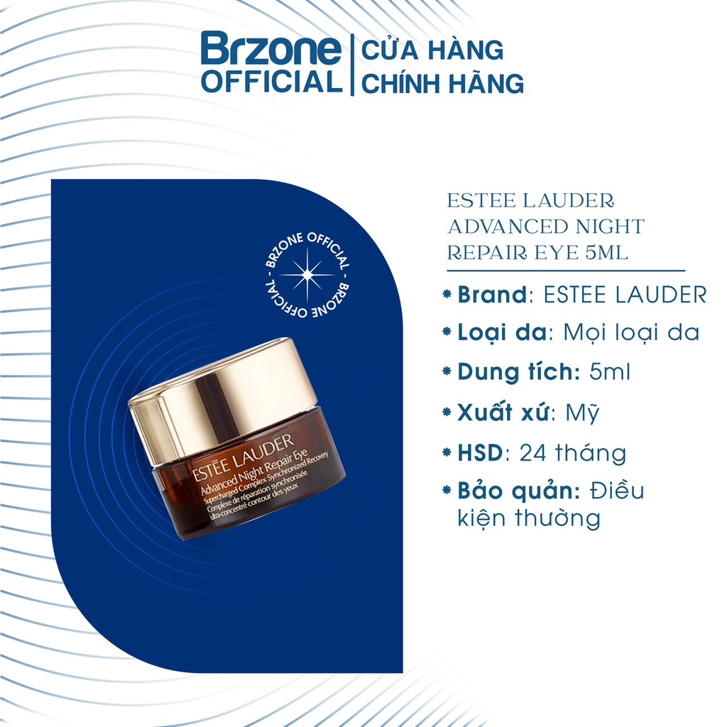 Kem Dưỡng Phục Hồi Da Vùng Mắt Estee Lauder  Advanced Night Repair Eye 5ml - BRZone Official
