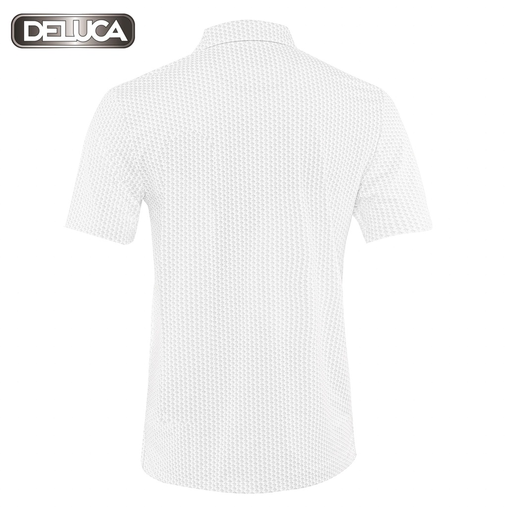 Áo Polo Nam Shirt MS12-DELUCA, Họa Tiết Hình Con Chim Cánh Cụt Màu Trắng-Áo PoLo Chơi Golf Có Cổ- Áo POLO Chơi Thể Thao