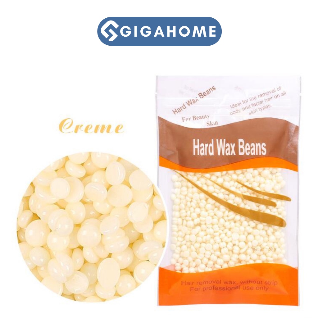 Gói 100gr Sáp Wax Lông Hạt Đậu GIGAHOME Dùng Cho Mọi Loại Da Tặng Que 5868