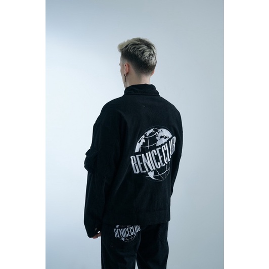 Áo nhung tăm Be Nice Club unisex form rộng nam nữ