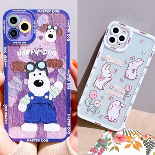 Ốp Lưng Silicon Chống Sốc Viền Nổi Iphone/Android Happy Dog
