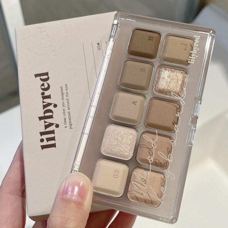 Bảng Phấn Mắt 10 Ô Lilybyred Mood Keyboard Eyepalette