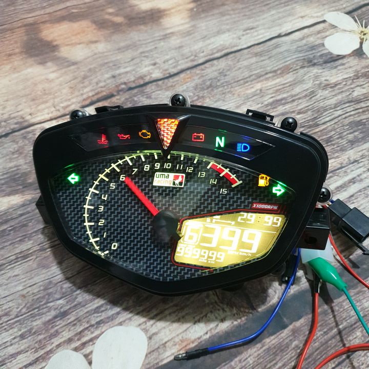 Đồng hồ điện tử KOSO UMA Racing siêu chất dành cho dòng xe SIRIUS - EXCITER - A1045