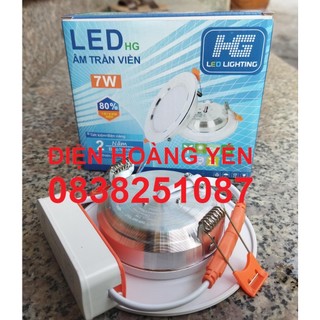 Đèn Led Âm Trần Downlight 7W Đổi Màu 3 Chế Độ