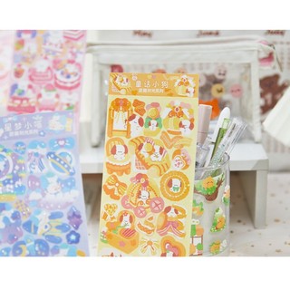 Stiker 7 màu lấp lánh xinh xẻo stk016