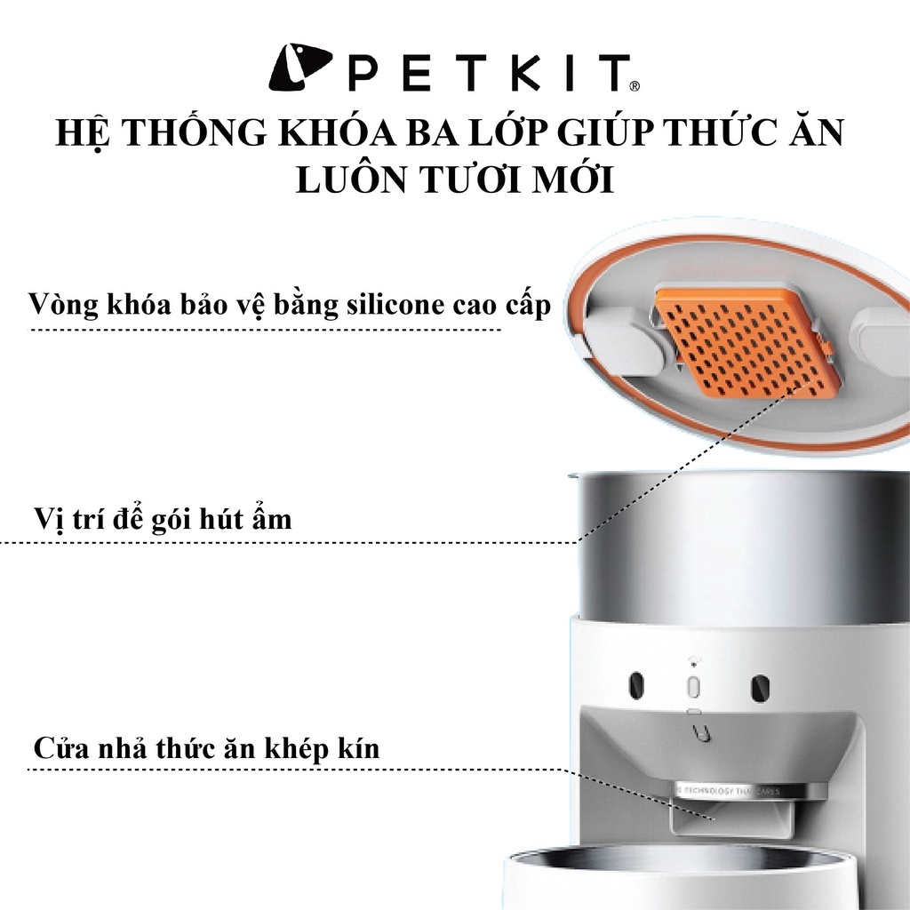 Máy Nhả Hạt Cho Mèo Ăn Tự Động PETKIT Infinity Fresh Element 3 - BH 12 tháng