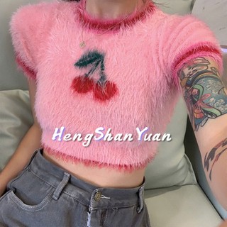 Áo Thun Ngắn Tay Dáng Ôm Thiết Kế Dễ Thương Quyến Rũ Dành Cho Nữ