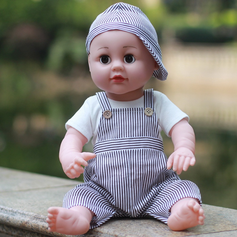 Bộ Quần Áo , Váy Búp Bê Em Bé Silicon - Cao 41cm