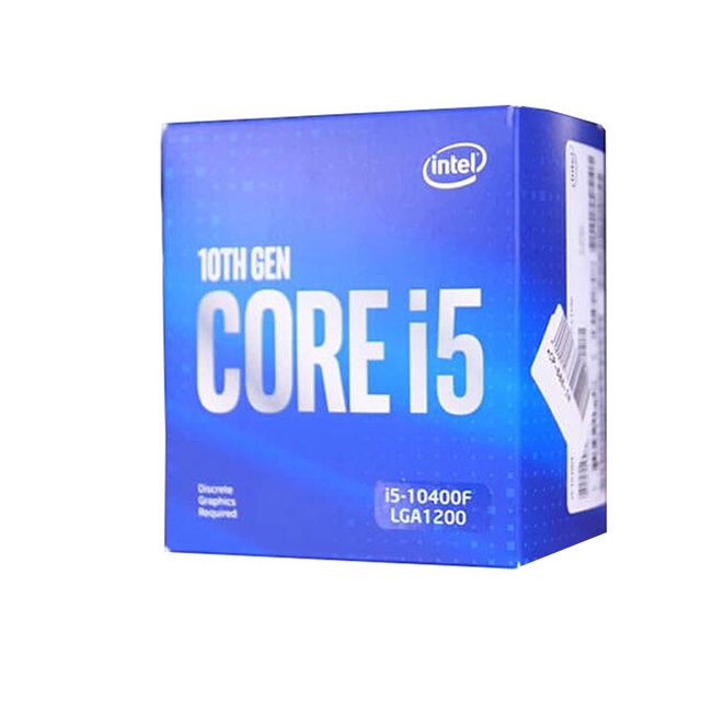 Chip CPU Core i5-10400F (2.90GHz Turbo Up To 4.30GHz, 6 Nhân 12 Luồng, 12MB Cache, LGA 1200)